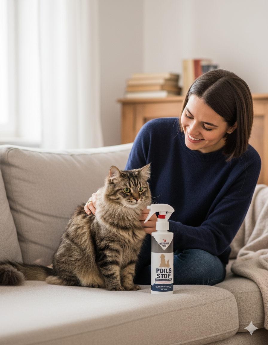 PoilsStop - Spray Anti-Chute et Brillance