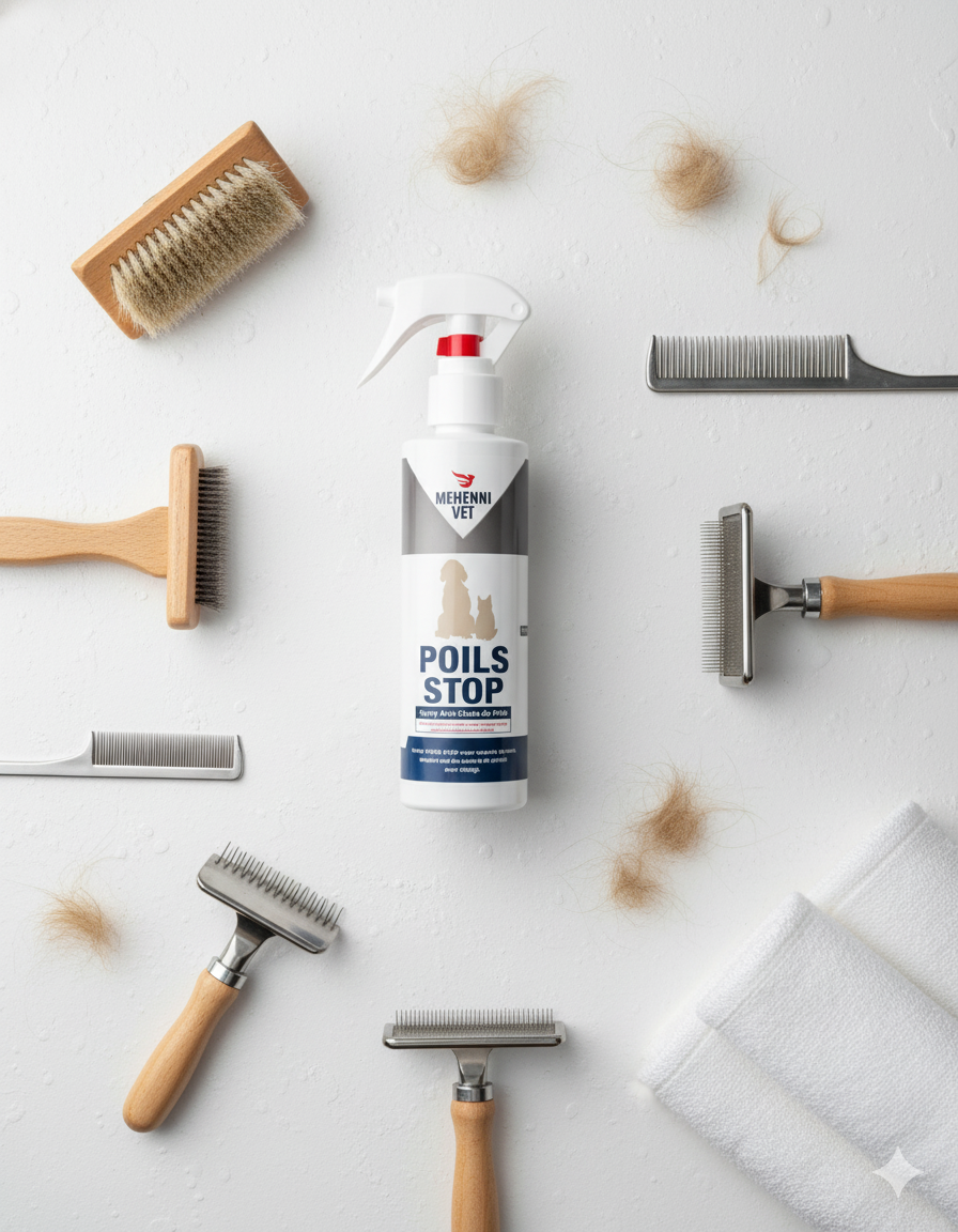 PoilsStop - Spray Anti-Chute et Brillance