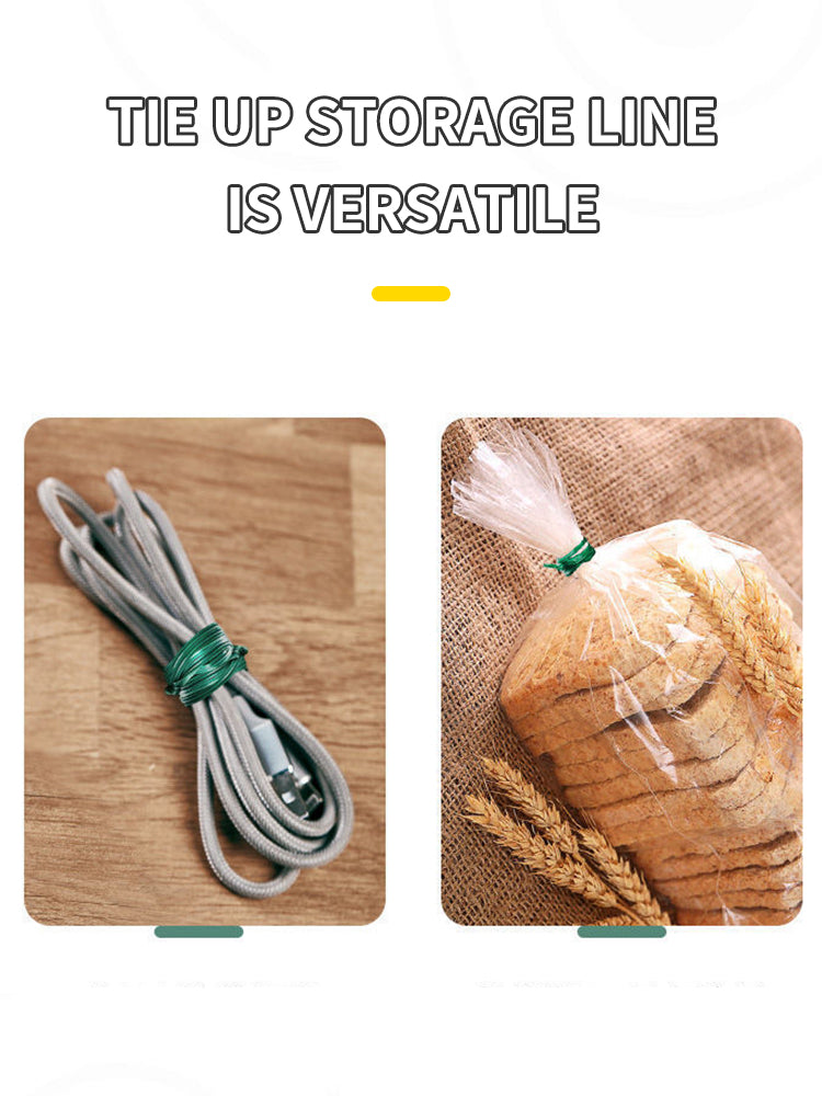 سلك تثبيت فولاذي مع بلاستيك مقوى – 30م