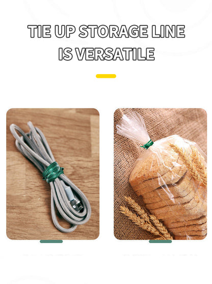 سلك تثبيت فولاذي مع بلاستيك مقوى – 30م