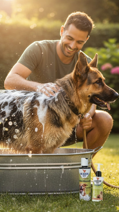 Pack Anti-Parasitaire Complet – Shampooing + Lotion pour Chiens & Chats