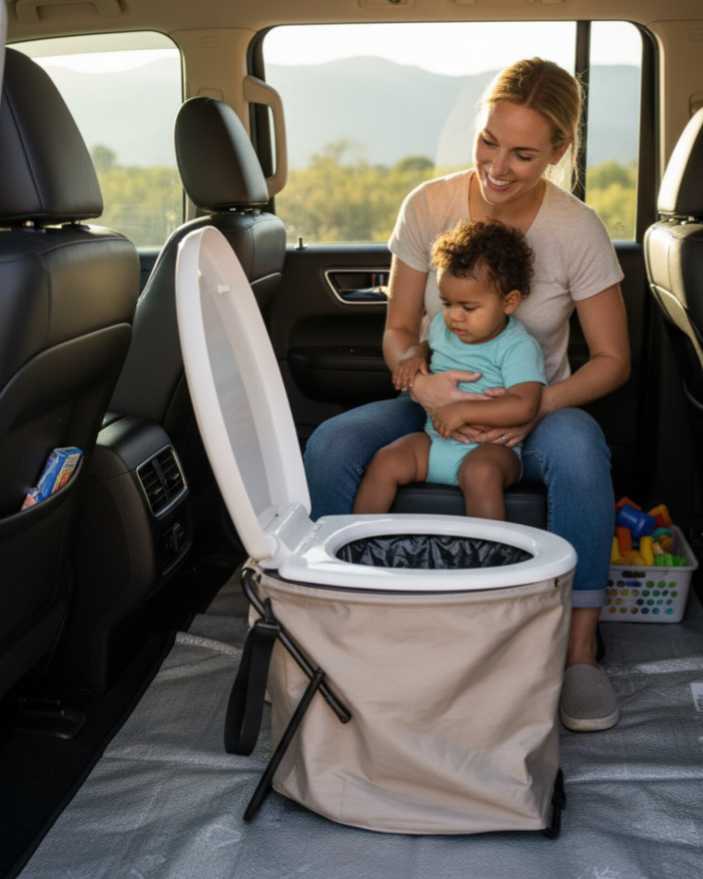 المرحاض المحمول الذكي متعدد الاستخدامات