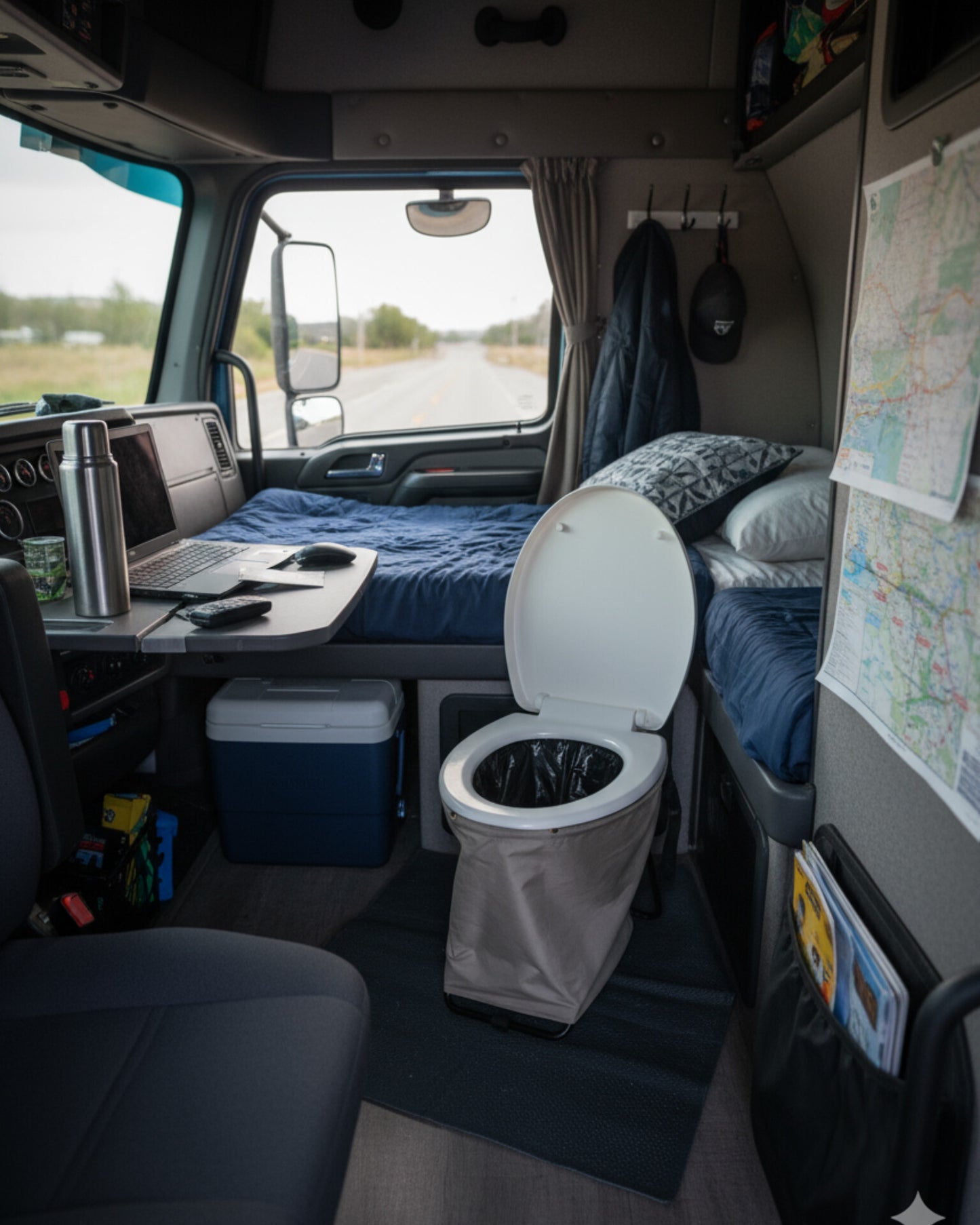 المرحاض المحمول الذكي متعدد الاستخدامات