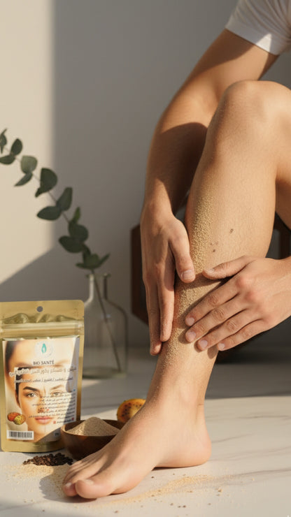 مقشر ومبيض طبيعي ببذور التين الشوكي – BIO SANTÉ