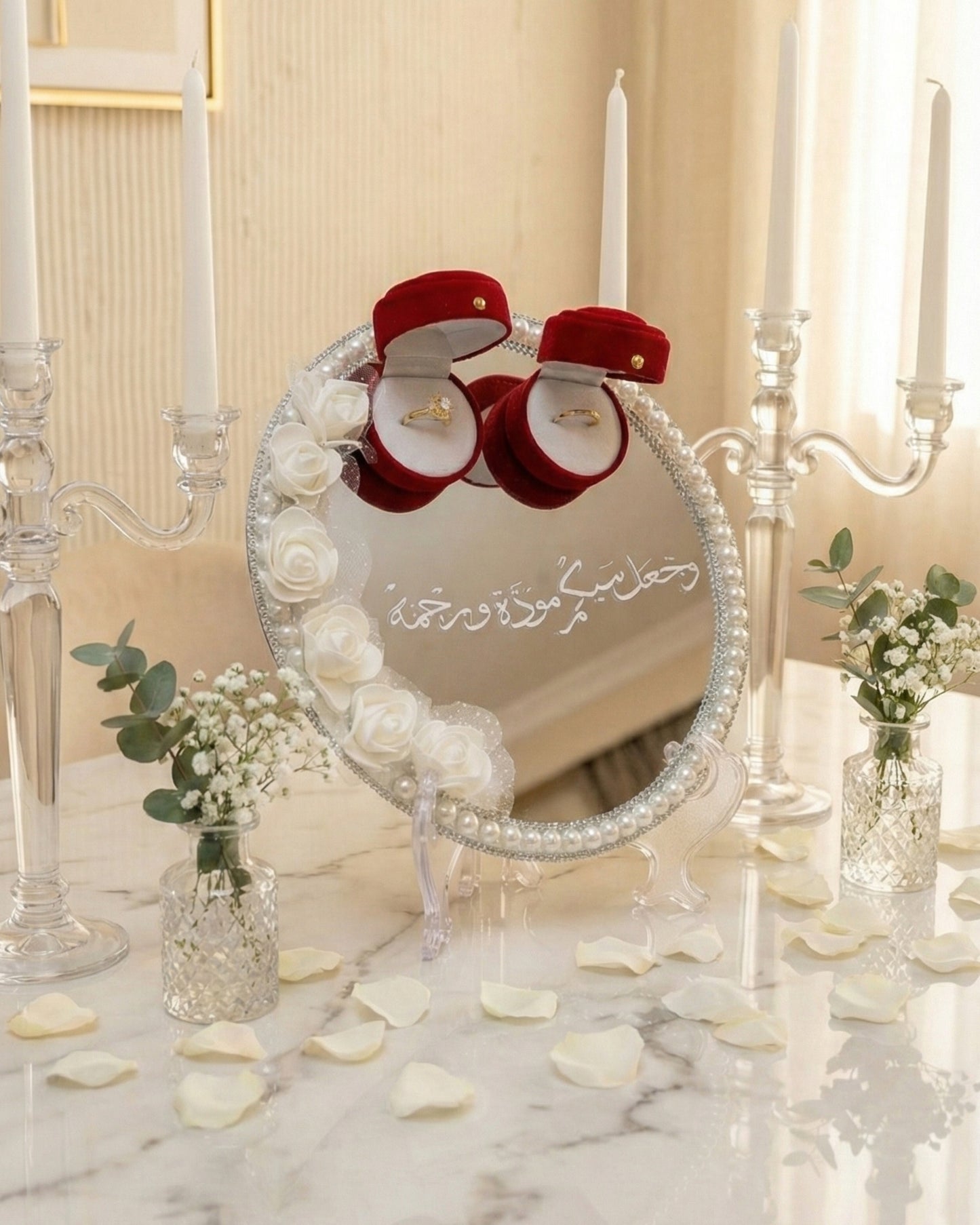 حامل الخواتم الفاخر – ترند 2026 للخطوبات والأعراس