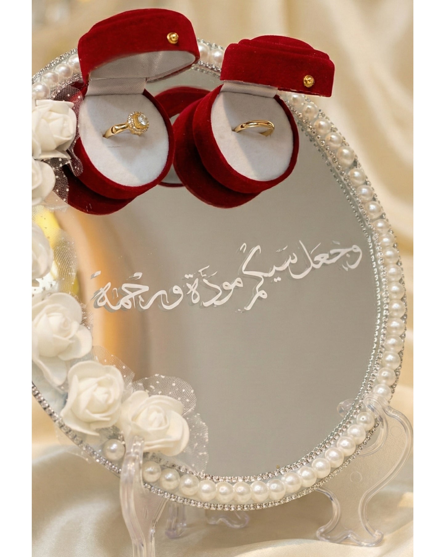 حامل الخواتم الفاخر – ترند 2026 للخطوبات والأعراس